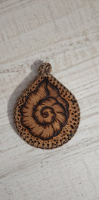 Miroir Ammonite beige